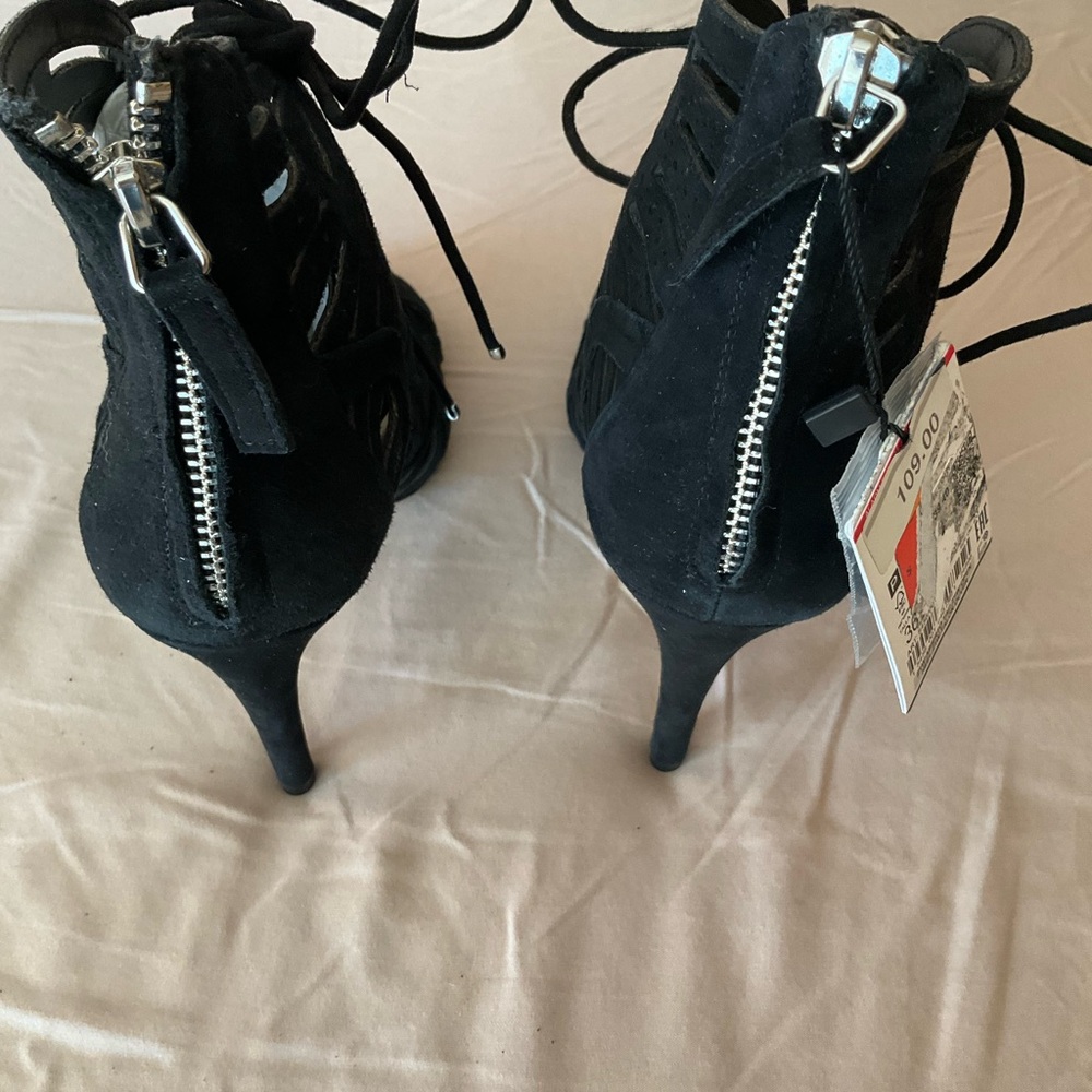 NWT Zara Lace-up Heels - Picture 4 of 7